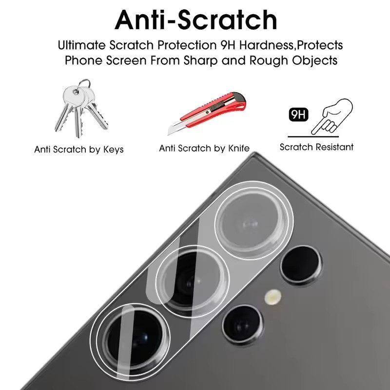 Samsung Kameraobjektivschutz für Samsung Galaxy S26 Plus und S26 Ultra 5G aus transparentem HD Objektivglas für die Samsung S26 Serie - Bild 3