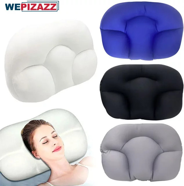 Orthopädisches Nackenkissen von WEPIZAZZ in Case-Gray aus Memory-Schaum mit Mikrokugeln in Schmetterlingsform - Bild 1