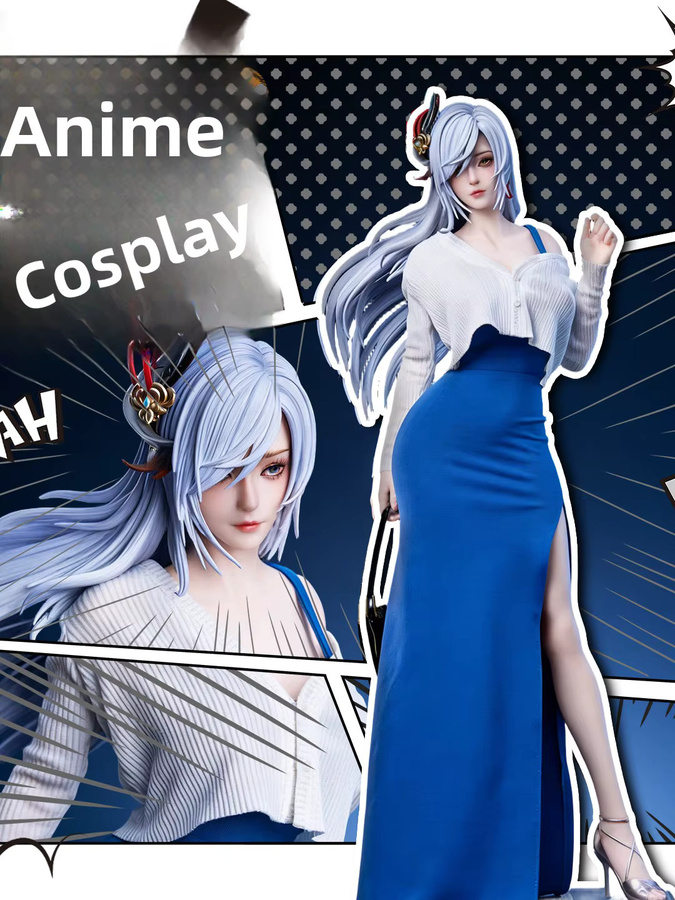 Bandai Shenhe GK-Figur aus Genshin Impact als PVC-Anime-Modell für Sammler und als Desktop-Ornament - Bild 3
