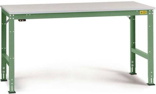 Manuflex LU4088.6011 ESD-Arbeitstisch Universal mit Melaminplatte, höhenverstellbar, B/T/H: 175 x 80 x 76,3-87,3 cm - Bild 1