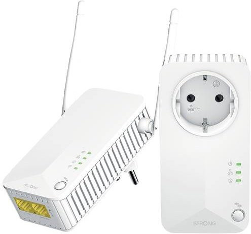 Strong Powerline Wi-Fi 600 Starter Kit V2 in Weiß mit Ethernet/LAN und Wi-Fi - Bild 1