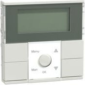 Merten Digitale Unterputz-Zeitschaltuhr mit Zufallsfunktion MEG5754-0319 in Polarweiß Glänzend - Bild 1