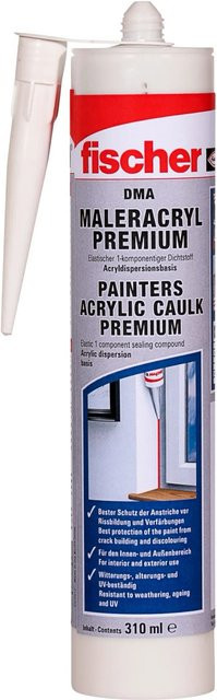 Fischer Maleracryl Premium DMA Acrylfarbe Weiß 310 ml - Bild 1