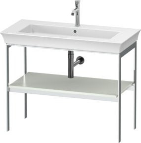 Duravit Waschtisch-Konsole White Tulip, Farbe Weiß matt, bodenstehend, B: 98,4 cm, T: 45 cm - Bild 1