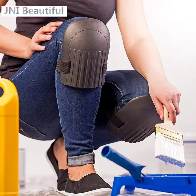 Knieschoner für Fliesenarbeiter in Schwarz, 1 Paar verdickter Schutz für Boden- und Ziegelarbeiten, feuchtigkeitsbeständig - Bild 2