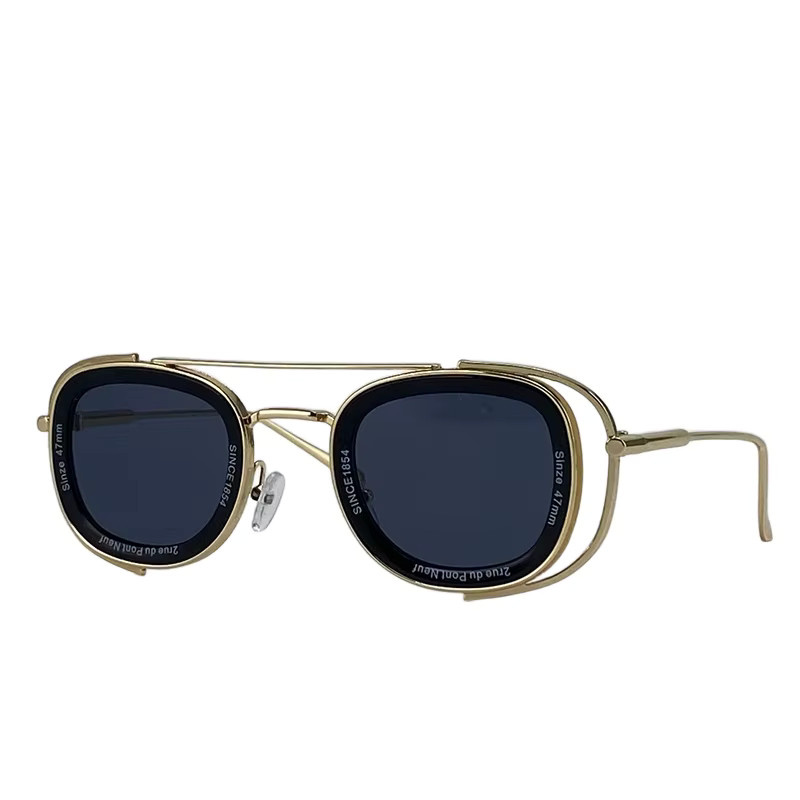 Kajila Sonnenbrille Aviator, Metall, Vollrand, Gold, Herren - Bild 3