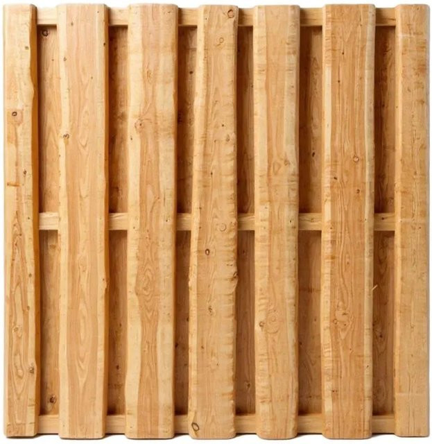 GartenLand Bonanza Bretterzaun aus Lärche in Natur Braun B: 180 cm, H: 180 cm - Bild 1