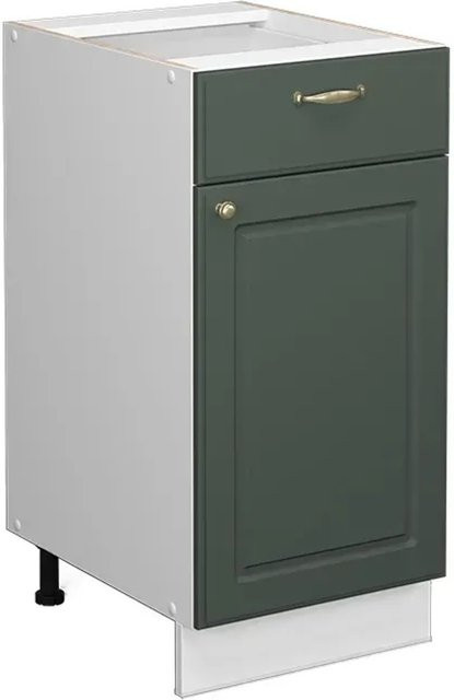 Vicco Küchenunterschrank Fame-Line Landhaus Weiß Grün-Gold Breite: 40 cm - Bild 2