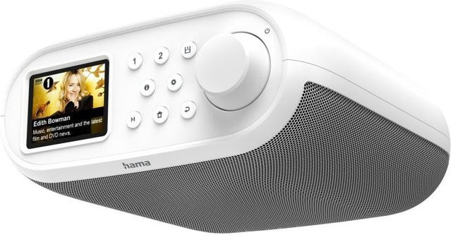 Hama Digitalradio DIR400 DAB+/Internetradio mit Bluetooth RX und App, Weiß - Bild 1