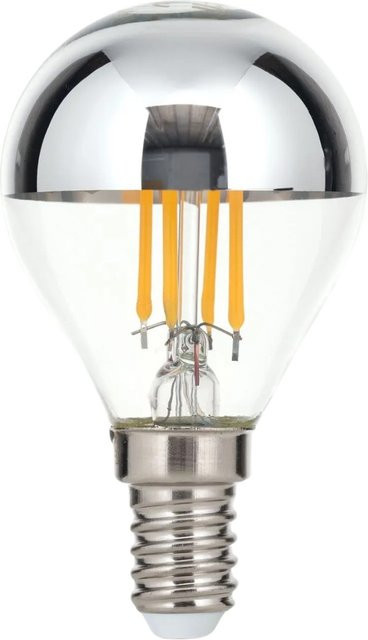 Orion Leuchten LED-Kopfspiegellampe in Silber, dimmbar, E14, 4W, warmweiß (2700 K) - Bild 1