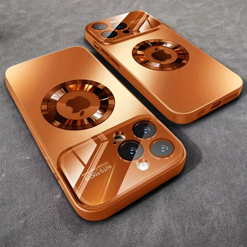 Luxuriöse transparente kabellose Ladehülle für Apple iPhone 17, 16 Pro Max, 15 Pro Max, 14 Pro Max und 13 Pro Max - Bild 4