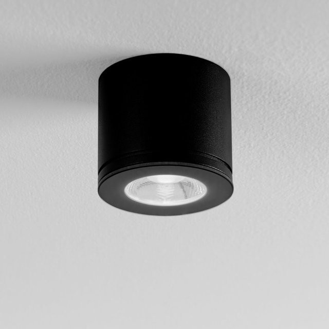 DLS Lighting Newton 55 LED-Deckenstrahler Schwarz mit warmweißem Licht (3000K) dimmbar - Bild 1