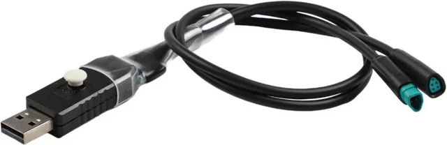 TOOPRE USB-C Programmierkabel für elektrische Motoren in Schwarz - Bild 1