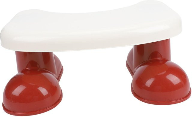 KONNWEI Hocktoilette Hocker für Erwachsene, rutschfeste Toilettenstufe und Fußstütze für das Badezimmer, braun - Bild 1