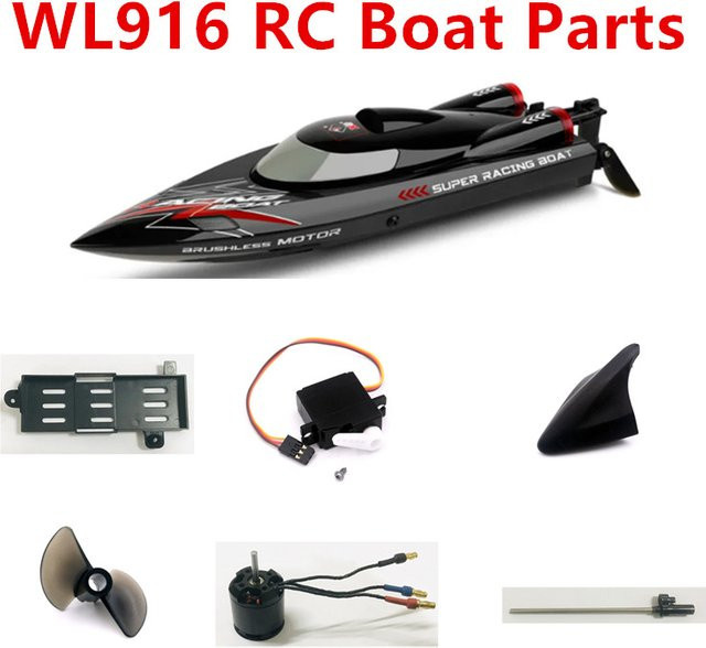WLtoys WL916 RC Boot Ersatzteile Zubehör, Motor, Propeller, Servo, PVC-Empfänger - Bild 1