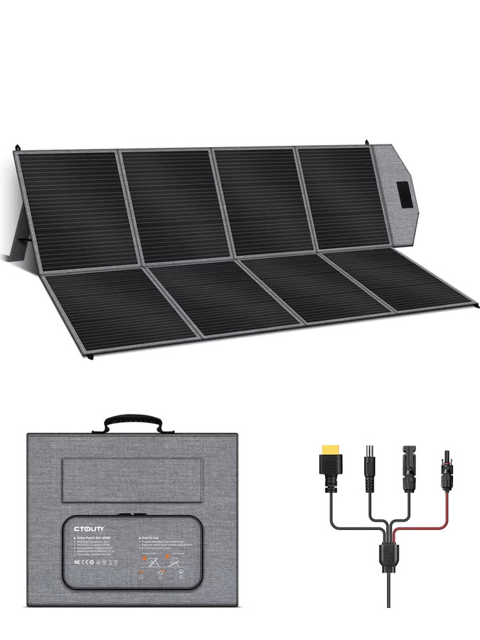 CTOLITY SP400-ETFE Faltbares Solarpanel 400W mit 41V 9.8A IP65 Wasserdicht für Powerstation, Wohnmobil und Camping - Bild 8