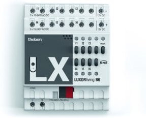 Theben LUXORliving B6 Smart Home-System mit 6 Kanälen in Weiß - Bild 1