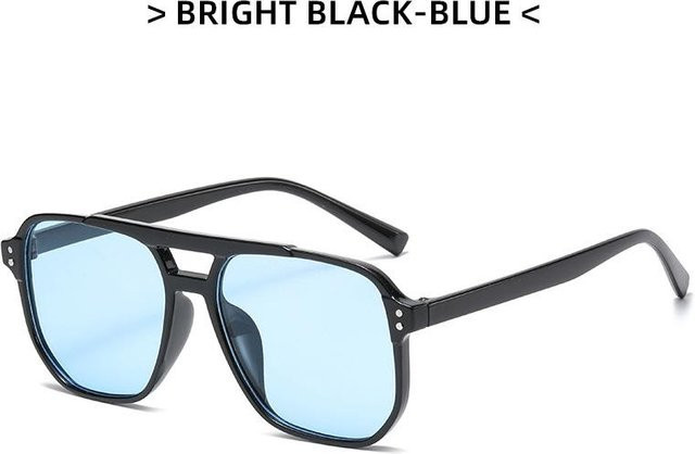 Yiran Sonnenbrille Square, Kunststoff, Vollrand, Schwarz, Damen - Bild 1