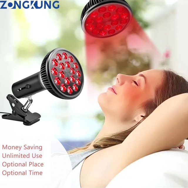 ZONGKUNG Red Light Therapy Lamp, 660nm & 850nm Infrarot, Unisex - Bild 1