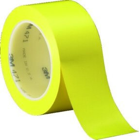 3M Weich-PVC-Klebeband 471F gelb Breite: 50 mm, Länge: 33 m - Bild 1
