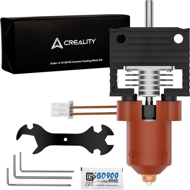 Creality Hotend Upgrade Kit für K1, K1 Max und K1C Serie mit Keramik-Heizblock für bis zu 300 °C und 600 mm/s - Bild 1
