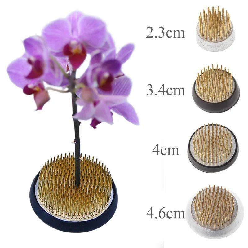 Ishizaki Kenzan Ikebana Halter Nadeln in Gold für Blumengestecke aus Metall - Bild 2