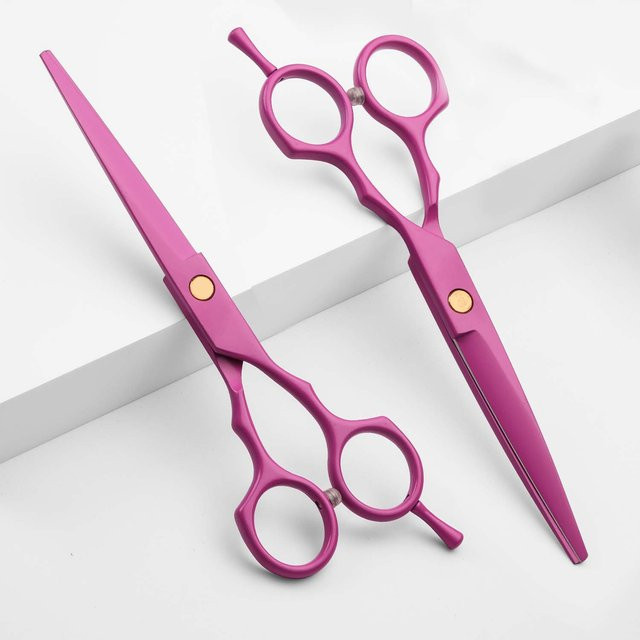 Friseurschere, ergonomisches Design, Unisex, multicolor - Bild 1