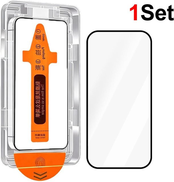 Displayschutzfolie aus gehärtetem Glas mit Easy Install Kit für Huawei Honor 400, Honor 400 Lite und Honor 400 Pro, transparent - Bild 1