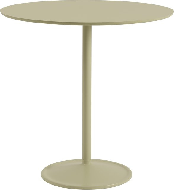Muuto Soft Esstisch rund in Grün und Beige mit Höhe: 95 cm - Bild 1