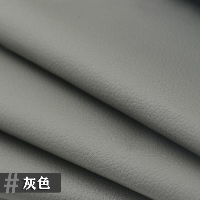 Selbstklebender Lederaufkleber Handingwei aus verdicktem PU-Ledergewebe zur Reparatur von Sofas und Autoinnenräumen, Farbe: Grau, B x H: 20 x 30 cm - Bild 1