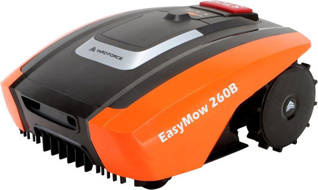Yard Force EasyMow 260B Mähroboter in Schwarz-Orange mit Akku und Begrenzungsdraht - Bild 1