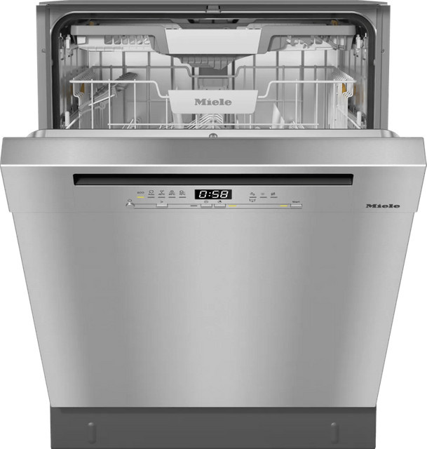 Miele Geschirrspüler G 5811 SCU Active Plus Unterbau-Geschirrspüler in Grau und Edelstahl CleanSteel - Bild 1