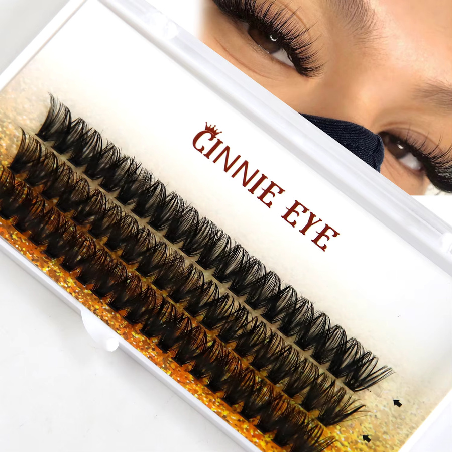 Cinnie Eye Cluster Wimpern, Black, Unisex - Bild 3