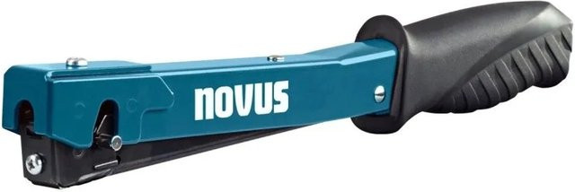 Novus Tools Hammertacker J-022 Typ H in Blau für Feindrahtklammern, Teppiche und Stoffe (4–6 mm) - Bild 1