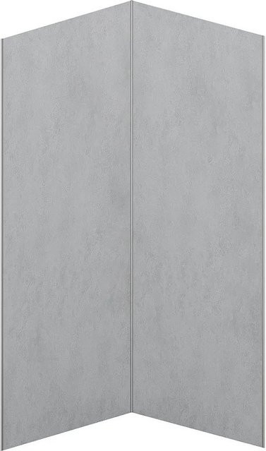 Arfino Wandpaneele für die Dusche in Grau, Breite: 90 cm - Bild 1