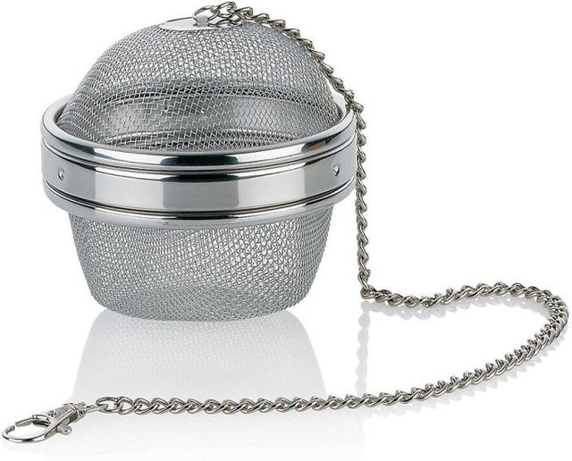 Kela Tee- und Gewürzkugel Aromi aus Edelstahl 18/10 in Silber - Bild 1