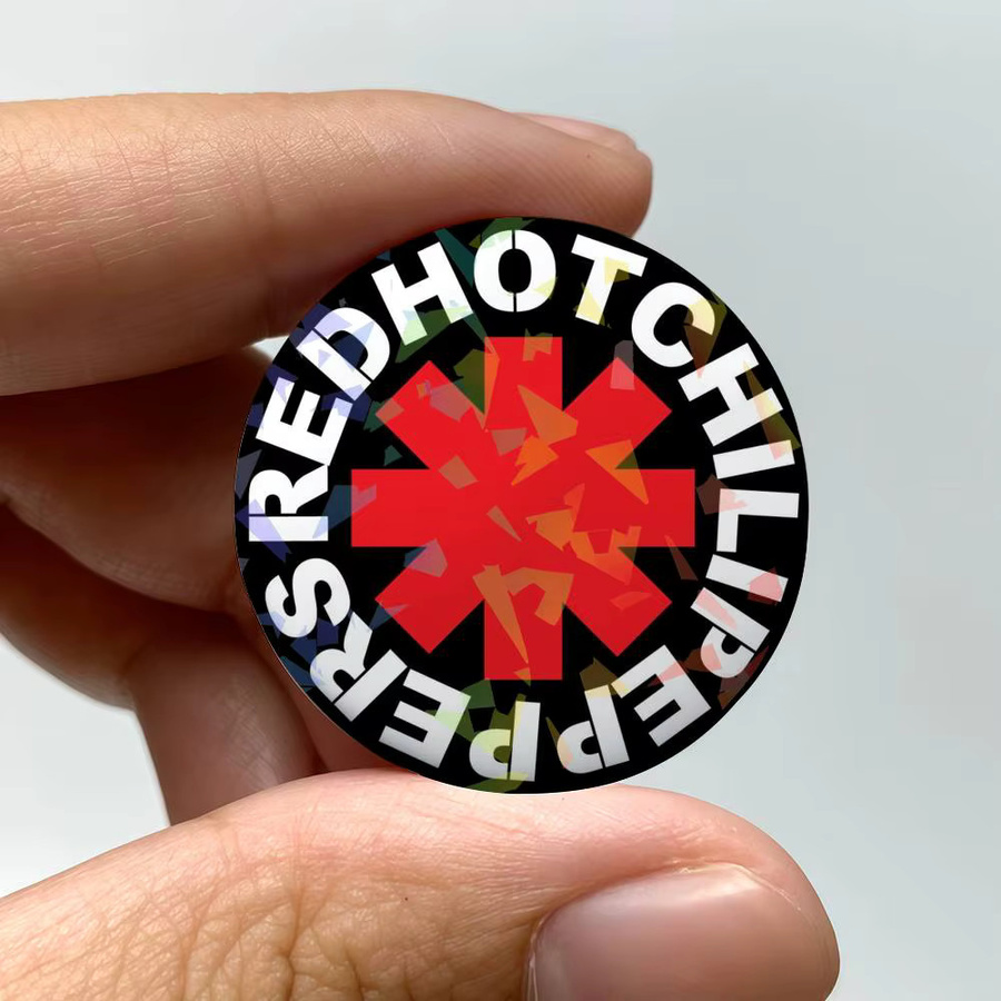 Brosche Chili Peppers, rundes Abzeichen, Anstecknadel - Bild 4