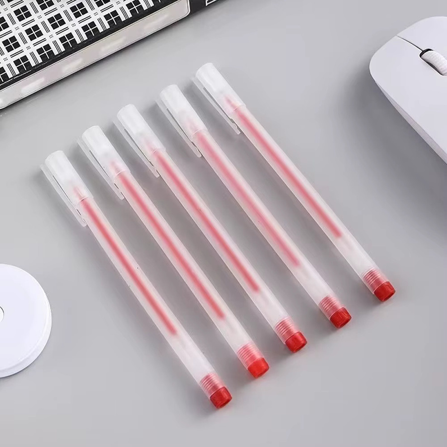 LOLEDE Gel-Stifte Set mit Nadelspitze, 20er Packung, rote Tinte, Kawaii Schreibwaren für Schule und Büro - Bild 4