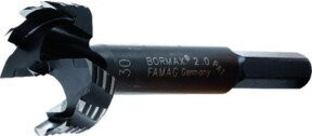 FAMAG Forstnerbohrer Bormax mit Zentrierspitze und 2 Hauptschneiden, Durchmesser: 24 mm, Länge: 90 mm - Bild 1