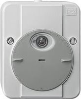 Merten Dämmerungsschalter mit Zeitschaltuhr und Lichtsensor Typ 544890, Aufputz, Grau, 230 V/AC - Bild 1