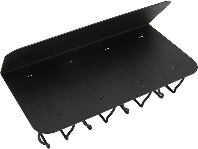 Koogeelife Haarschneiderhalter aus Edelstahl zur Wandmontage in Schwarz - Bild 1