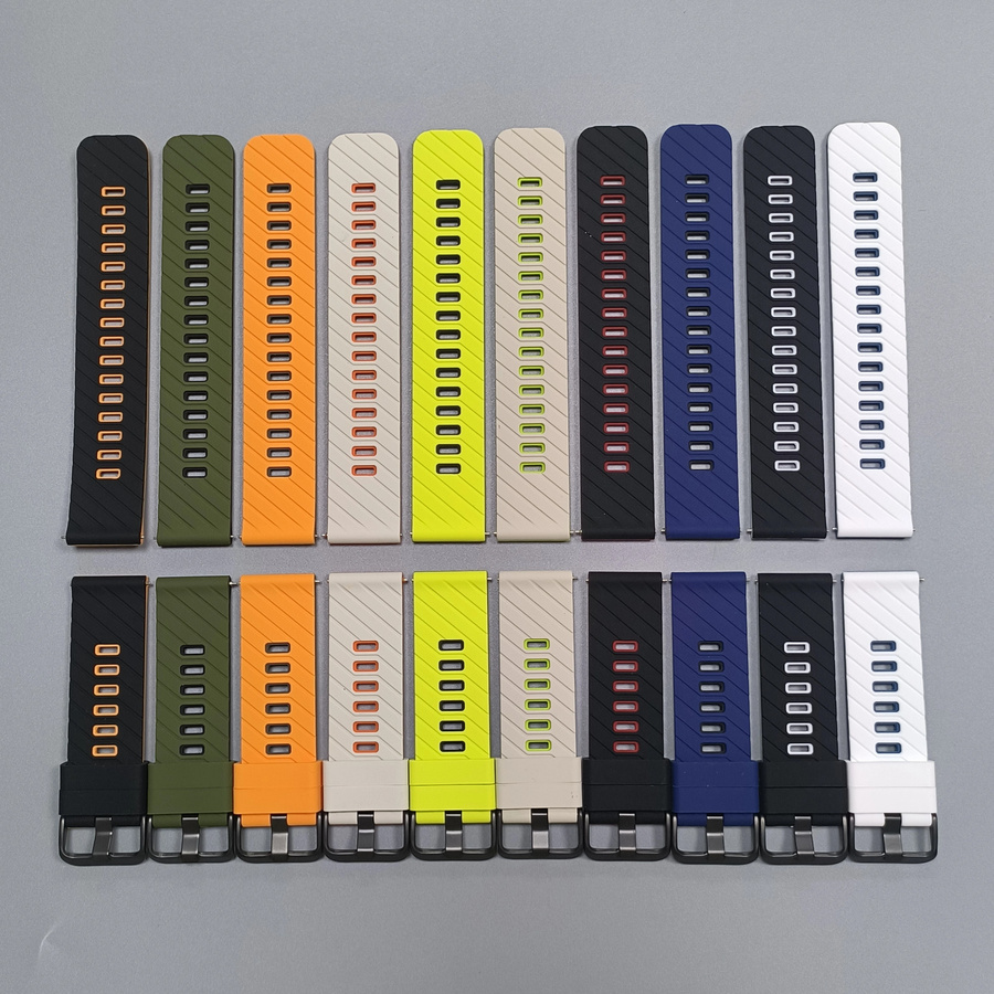 Huami Uhrenarmband Silikon, 22 mm, multicolour - Bild 3