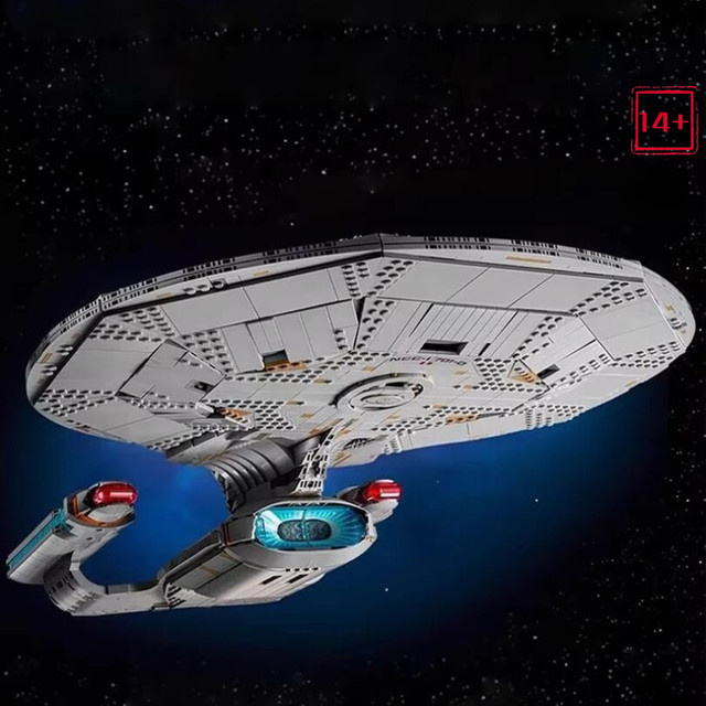 Hot Toys Star Trek Enterprise NCC-1701-D Raumschiff Bausteine Modell, ab 14 Jahren - Bild 1