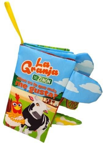 Kidsly La Granja De Zenon Stoffbuch, reißfreies Kawaii-Stoffbuch mit Tieren - Bild 1