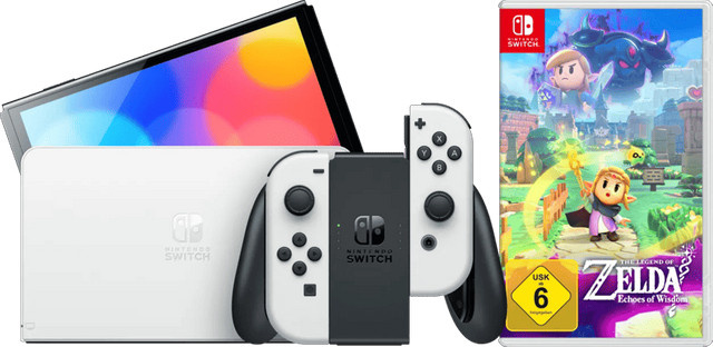 Nintendo Switch OLED Weiß Zelda: Echoes of Wisdom - Bild 1
