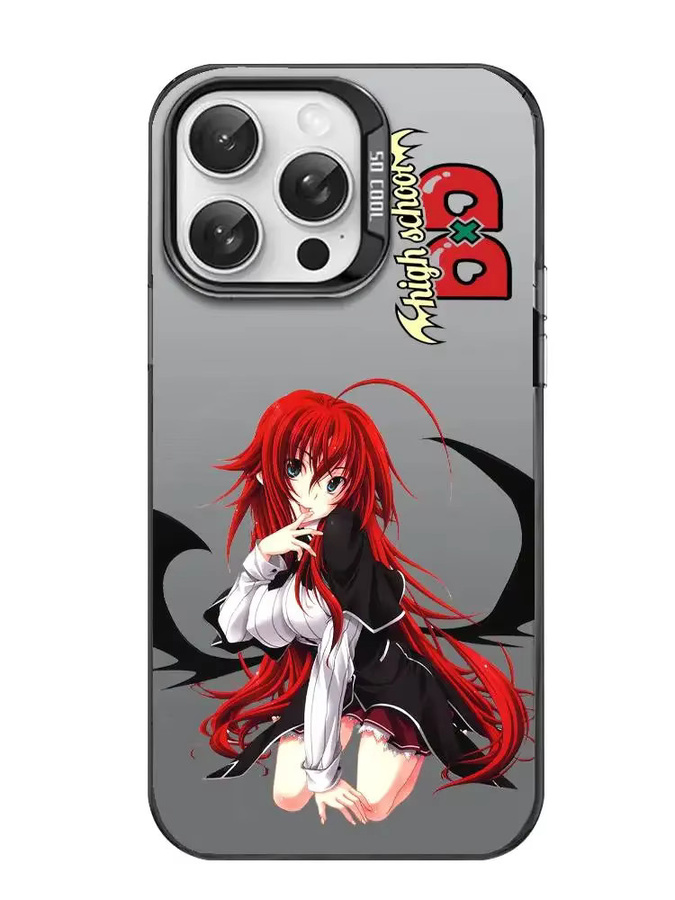 Anime High School DxD Handyhülle für iPhone 11 bis 17 Pro Max in Multicolor mit Matte Laser Metallic Aurora Effekt - Bild 6