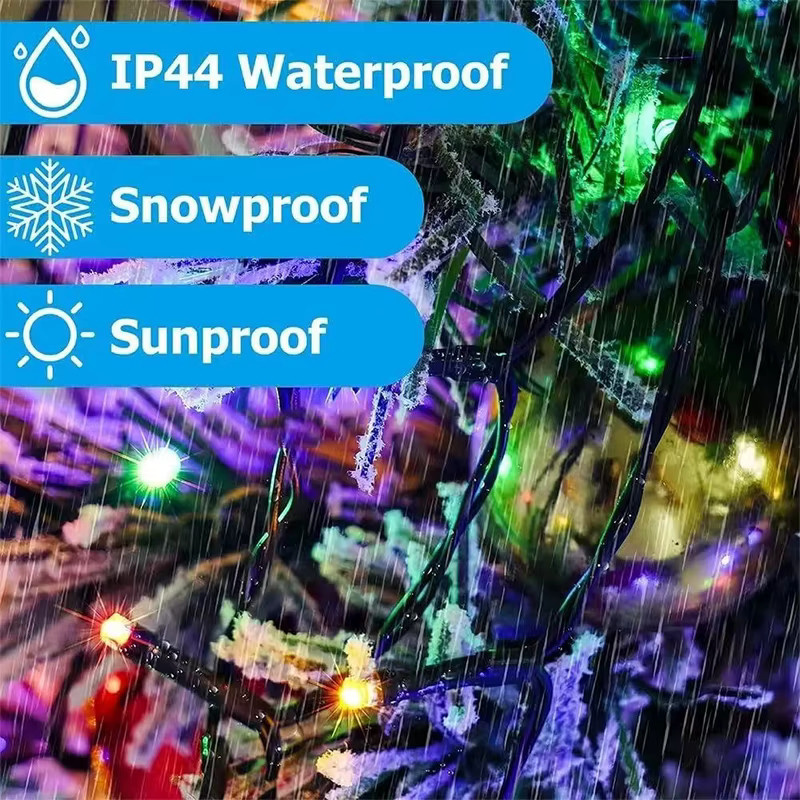Feimefeiyou LED Stern-Lichterkette in Multicolour zur dekorativen Weihnachtsbaum-Beleuchtung - Bild 4