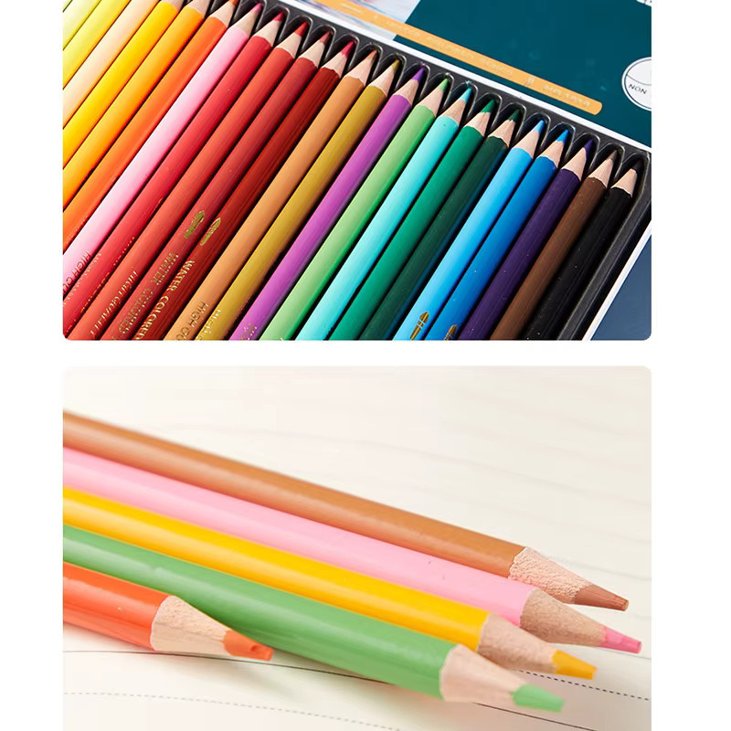 Professionelles wasserlösliches Buntstift-Set mit 24 Farben in Multicolour für Kunst und Graffiti - Bild 4