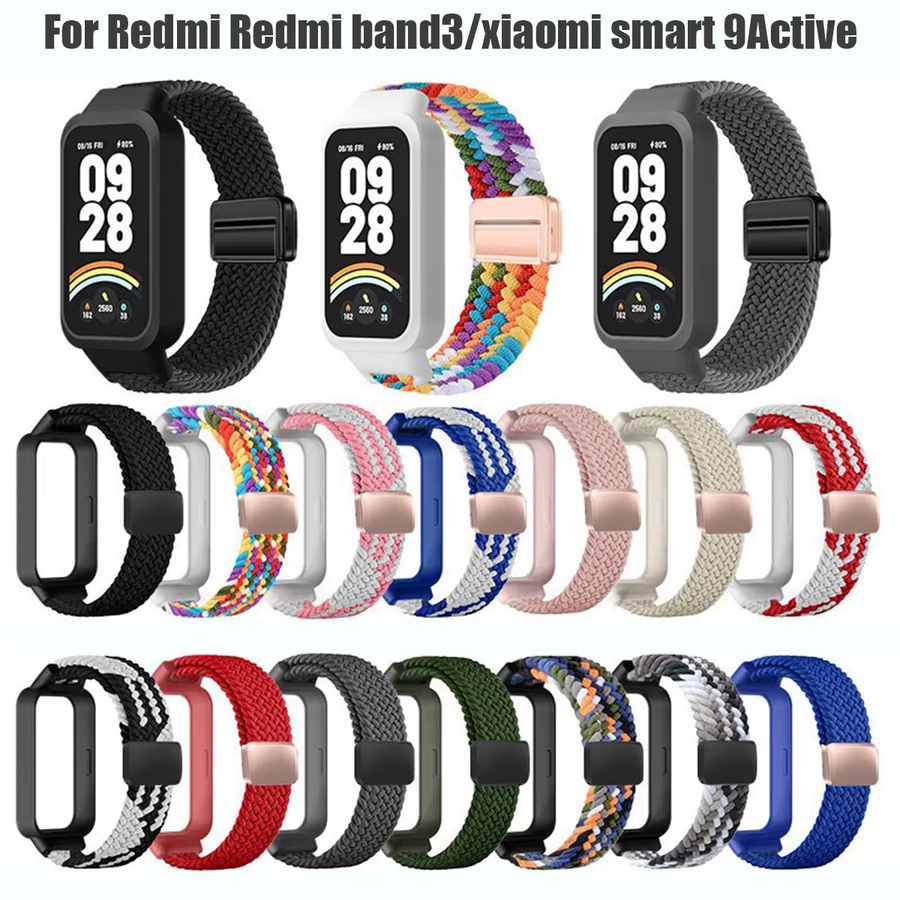 FancyWrist Uhrenarmband Textil/NATO, Multicolor, für Mi Band 9 8 Active Redmi Band 3 2 - Bild 5