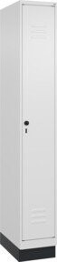 C+P Spind Classic PLUS Spind mit Sockel und 1 Abteil, Farbe: Anthrazit, H x B x T: 195 x 30 x 50 cm - Bild 1